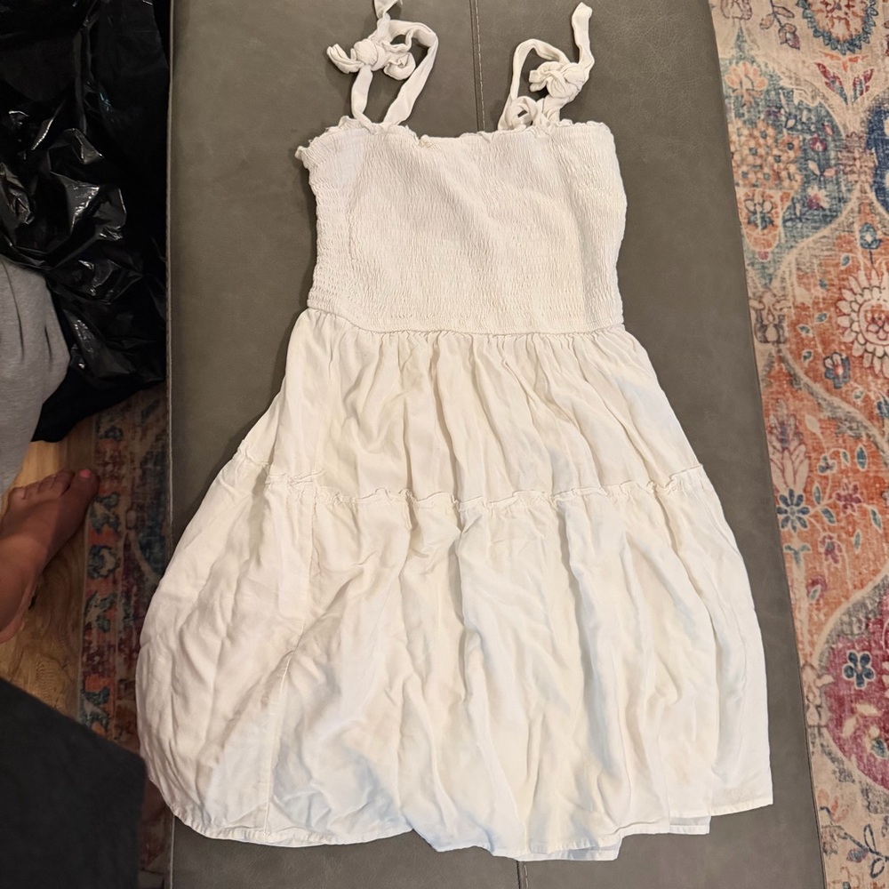 Elegant White Midi Dress
